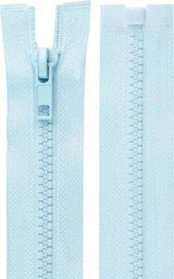 Produktbild von 1 Reißverschluss 5mm 45 cm teilbar, Profilreißverschluss, Autolock, Farbwahl,eisblau
