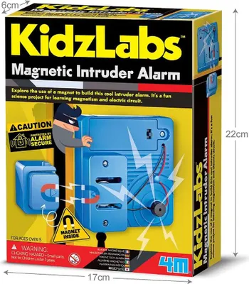 Zdjęcie produktu dla 4M KidzLabs DIY set Magnetic Intruder Alarm