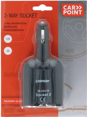 Zdjęcie produktu dla Carpoint – listwa zasilająca 2-kierunkowa 2x12 V 5 A