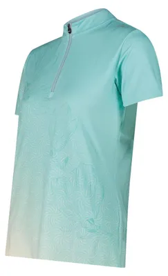 Immagine prodotto di Maglietta da donna CMP per bicicletta, modelli 52566-36, 52566-38, 52566-40, 52566-42, 52566-44, colore CMP-36N5276, tonalità "laguna-bianco sporco", taglia 42