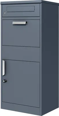 Produktbild von Westmann Stahl Paketbox Pedro Anthrazit 50x37x112 cm