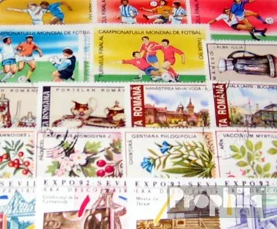 Produktbild von Briefmarken Rumänien 50 verschiedene Sondermarken