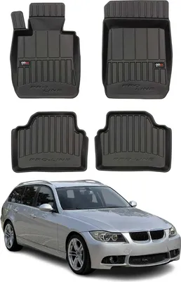 Immagine prodotto di Tappetini per BMW Serie 3 E91 2005-2013 TPE Nero
