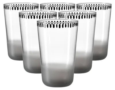 Produktbild von Ritzenhoff & Breker Natura Trinkglas 400 ml 6er Set - Grau