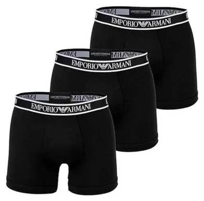 Produktbild von Emporio Armani - Boxershorts für Herren (3er-Pack) PP7464 (M) (Schwarz)