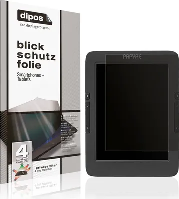 Produktbild von Blickschutzfolie für Grammata Papyre 630 matt Schutzfolie Folie Display Schutz dipos
