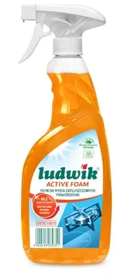Zdjęcie produktu dla Ludwik Egzotyczne Owoce, Plyn do mycia zatluszczonych powierzchni, 600 ml