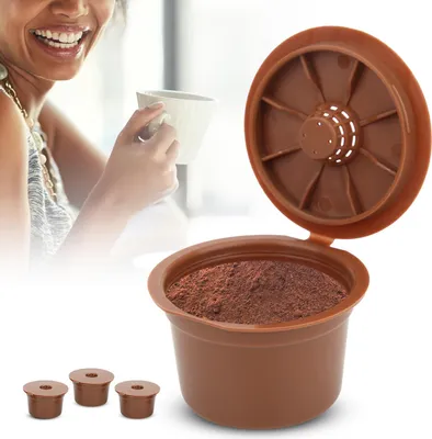 3Pcs wiederverwendbare nachfüllbare Kaffeekapsel Filter Cup Ersatz Zubehör fit für Caffitaly