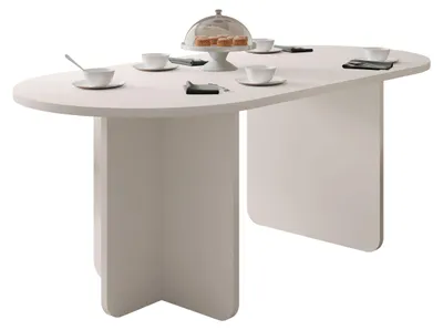Produktbild von MIRJAN24 Tisch Xuala, Esszimmer Tisch (Farbe: Sandbeige)