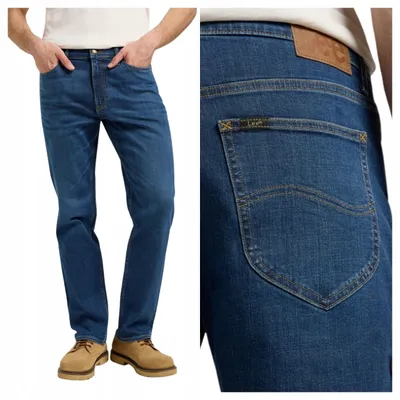 Produktbild von Lee | West Herrenjeans, Regular Fit, Baumwolle, Blau, W33 L32