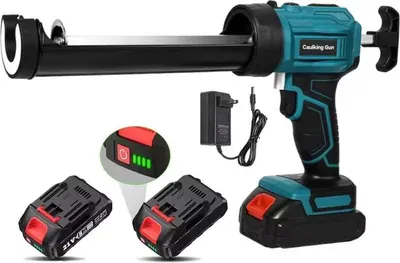Immagine prodotto di Dichtgun, velocità regolabile, funzione luce LED, blu scuro (2 batterie)