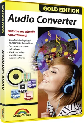 Produktbild von Audio Converter - MP3, Sound Dateien bearbeiten, konvertieren, umwandeln für Windows 11 / 10 / 8.1 / 7 e Version