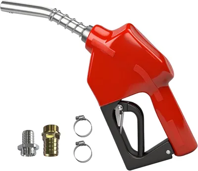 Imagen del producto de Bomba de combustible diésel automática, fabricada en aleación de aluminio, con conexiones de 1 pulgada y 3/4 de pulgada, para tanques de vehículos