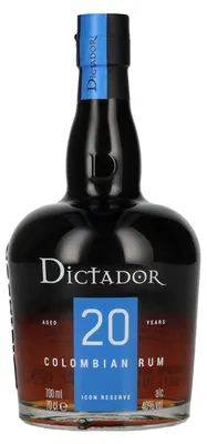 Produktbild von Dictador Rum 20 J. 40% 0,7L