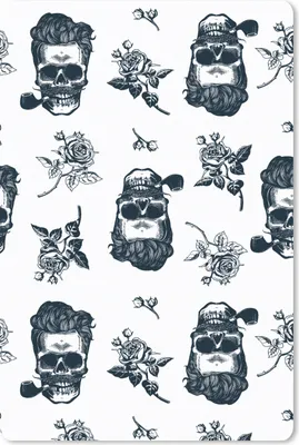 Produktbild von MuchoWow® Mauspad Mousepad Muster - Totenkopf - Rosen - Piraten - Jungen - Kinder - Kinder 18x27 cm - Mousepads - Maus Mat - Pad - Mausunterlage