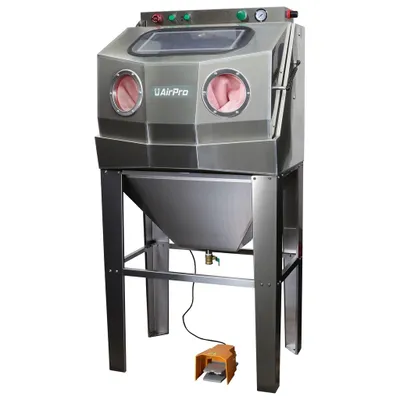 Produktbild von Strahlkabine Nassstrahlkabine 190L Edelstahlkabine 227L/min 230V Sandstrahlen