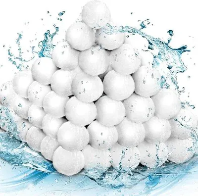 Zdjęcie produktu dla Kulki filtracyjne do basenu 1400 g do filtrów piaskowych, zapewniające czystą wodę przez długi czas