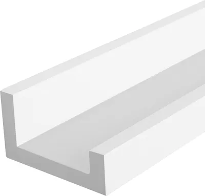 Produktbild von SONGMICS Wandregal Schweberegale,110 x 10 cm, modernes Regal Weiß Schweberegale für Fotorahmen und Bücher LWS46WT
