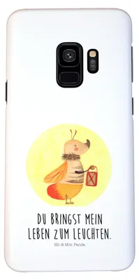 Produktbild von Mr. & Mrs. Panda Samsung Galaxy S9 Handyhülle Glühwürmchen - Weiß - Geschenk, Liebesspruch, Lieblingsmensch, Handy Case, Cover, Liebe, Lustige Sprüche, Leuchten, Hülle