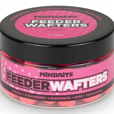 Zdjęcie produktu dla Przynęta Kulki Wafters Mikbaits Feeder Truskawka 8-12 Mm 100 Ml