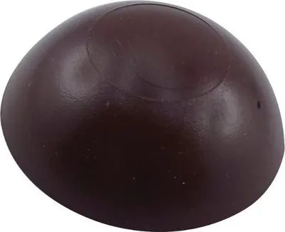 Produktbild von Wandpuffer Türpuffer ø 32 mm, Höhe 12 mm selbstklebend, Kunststoff braun