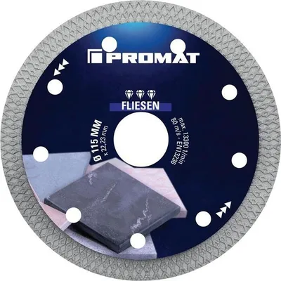 Produktbild von Diamanttrennscheibe FLIESEN PRO X 115 mm Bohrung 22,23 mm Segmenthhe 10 mm Segmentstrke 1,4 mm