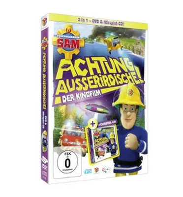 Produktbild von Feuerwehrmann Sam - Achtung Außerirdische - Kinofilm (DVD + CD Hörspiel)