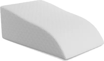 Produktbild von ELONEO Venenkissen Beinhochlagerungskissen aus Memory Foam, Beinkissen zur Entlastung, Lagerungskissen mit abnehmbaren Bezug, 62x40x24 cm, weiß