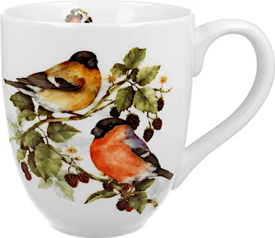 Produktbild von DUO World of Birds XXL Becher 1000 ml THE EURASIAN BULLFINCH New Bone China Porzellan