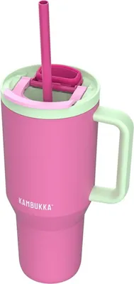 Zdjęcie produktu dla Kambukka Rio Kubek termiczny ze słomką Tumbler Bubblegum Mint 950ml Termos