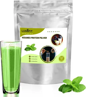 Productafbeelding van Pepermunt Vegan Proteïne Proteïne Poeder Suikervrij 200 g
