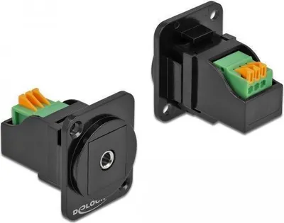 Produktbild von DELOCK D-Typ Modul 3,5mm 3 Pin Klinkenbuchse > Terminalblock
