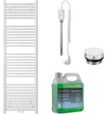 Immagine prodotto di Set di radiatori elettrici da bagno Lincoln - 300W - bianco opaco - 1600x500 mm