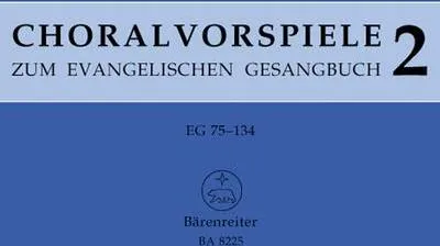 Produktbild von Choralvorspiele zum Evangelischen Gesangbuch