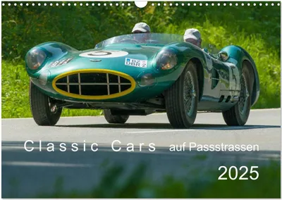 Produktbild von Classic Cars auf Passstrassen 2025 (Wandkalender 2025 DIN A3 quer), CALVENDO Monatskalender
