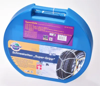 Lampa GD02005 Schneeketten 9mm | 2 Stück Set | Selbstspannend Mit Rautenmuster