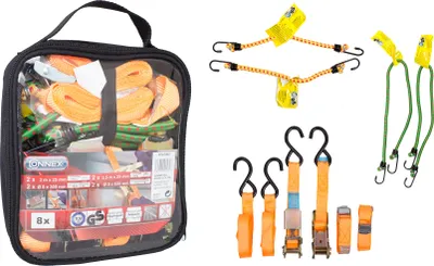 Obrázek produktu pro CONNEX DY270644 CONNEX Zurr- & Spanngurte-Set 8-teilig