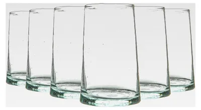 Produktbild von Merzouga Recycelte Highball-Gläser - 320 ml - Klar - Set von 6