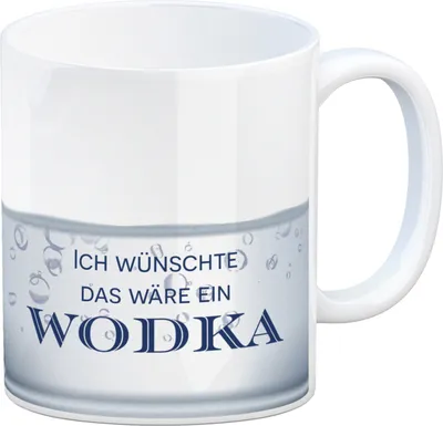 Produktbild von Ich wünschte das wäre ein Wodka Kaffeebecher