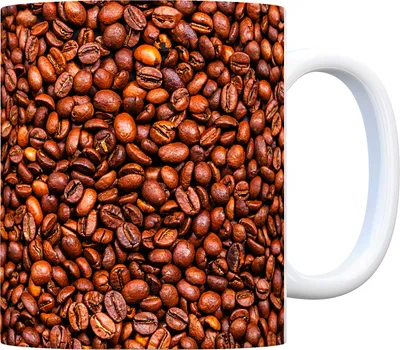 Produktbild von Kaffeebecher mit Kaffeebohnen Motiv Kaffeetasse Tasse