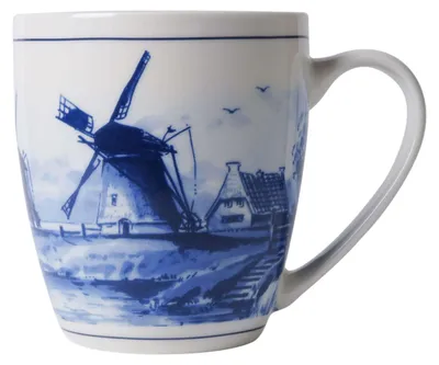 Heinen Delfts Blauw – Kaffeebecher Mühle – Bild 1