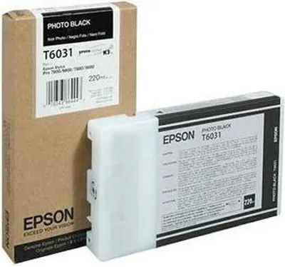 Productafbeelding van Epson UltraChrome T6031 inktpatroon - Fotozwart - Inktjet