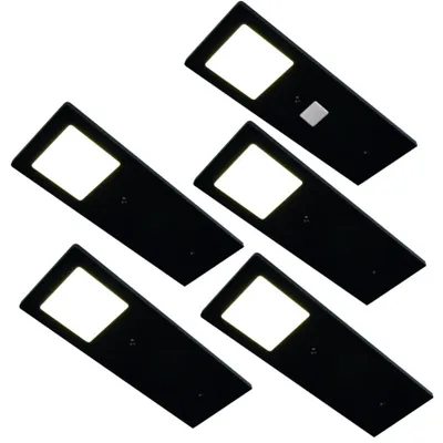 Obrázek produktu pro LED světlo pod skříňku kuchyňské 5x3 W, kuchyňské světlo Eco-Pad, teplá bílá
