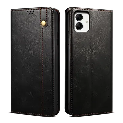 Image de Etui pour Samsung Galaxy A05 étui en cuir avec fonction stand noir