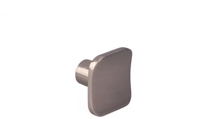 Immagine prodotto di Natural Goods Berlin Maniglie per mobili rotonde KONKAV, pomelli per mobili 30x27mm, pomelli per armadi adatti a spessori di ante di 15-22mm, maniglie per armadi da cucina, cassettiere, credenze ecc., aspetto acciaio inox, 1 pezzo