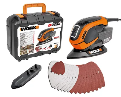Image de WORX WX648.2, ponceuse multi-surfaces delta, 65 W