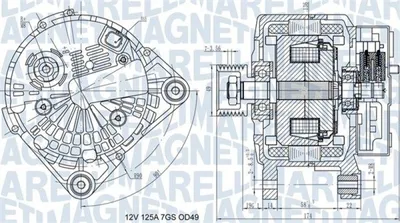 Produktbild von MAGNETI MARELLI Generator 063732058010
