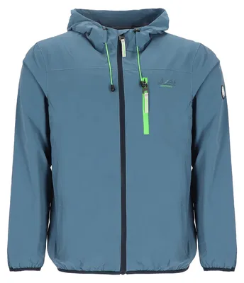 Produktbild von Coastguard Herren Jacke Reflektierend mit Meshfutter - Moderne Outdoor-Jacke mit Kapuze in Rauchblau Größe M
