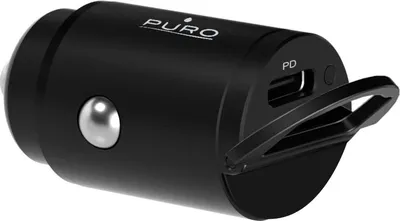 Obrázok produktu pre PURO PUFCMCHUSBC20WBLK, Auto, Zapaľovač, Čierna
