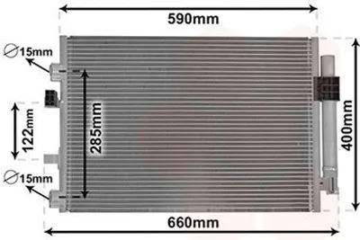 Image de Condenseur, climatisation (1731-2551) adaptable sur , Ford